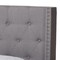 Baxton Studio Brady Modern Light Grey Upholstered Queen Size Bed 149-8939 - alternate 6